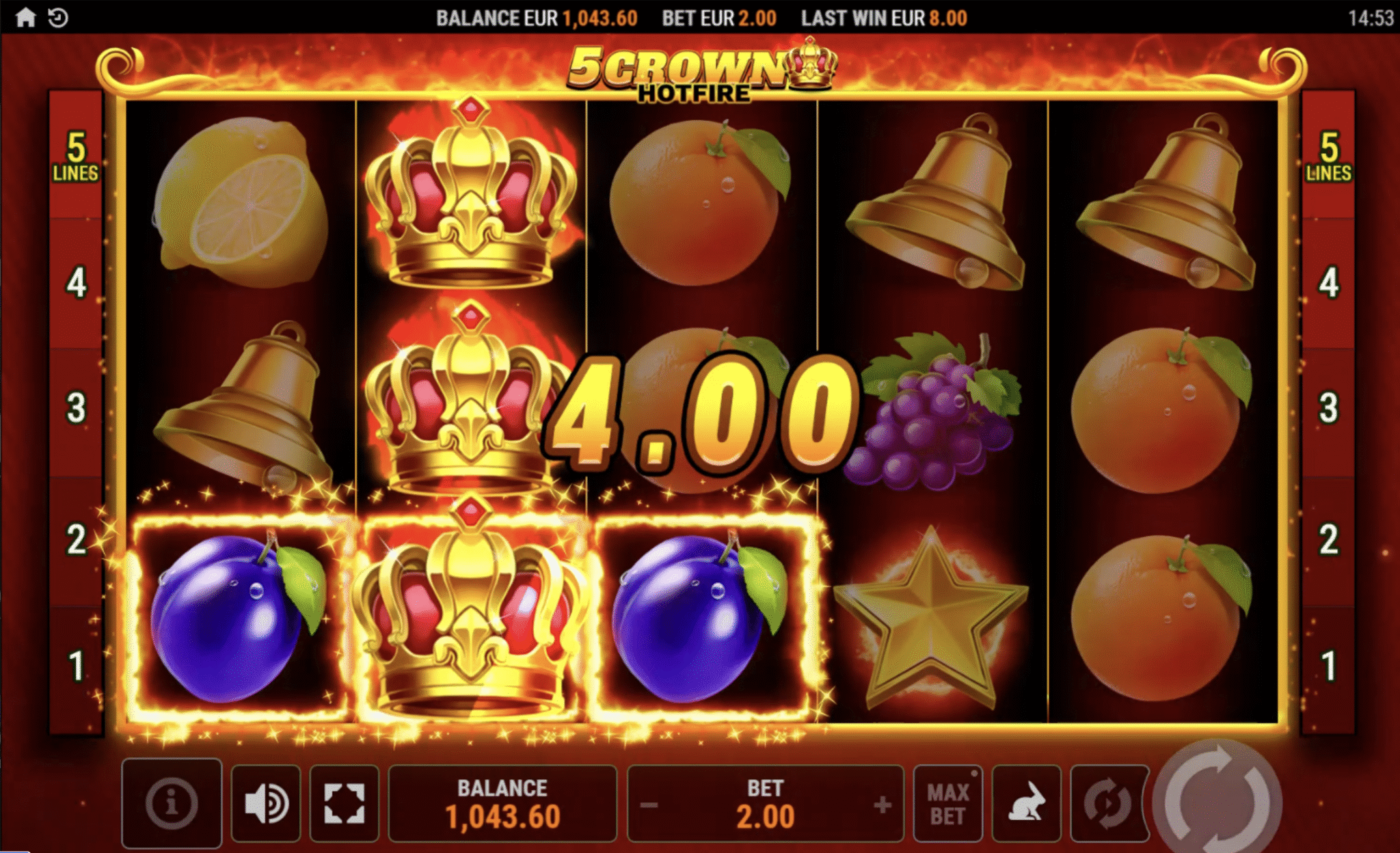 5 Crown Hotfire