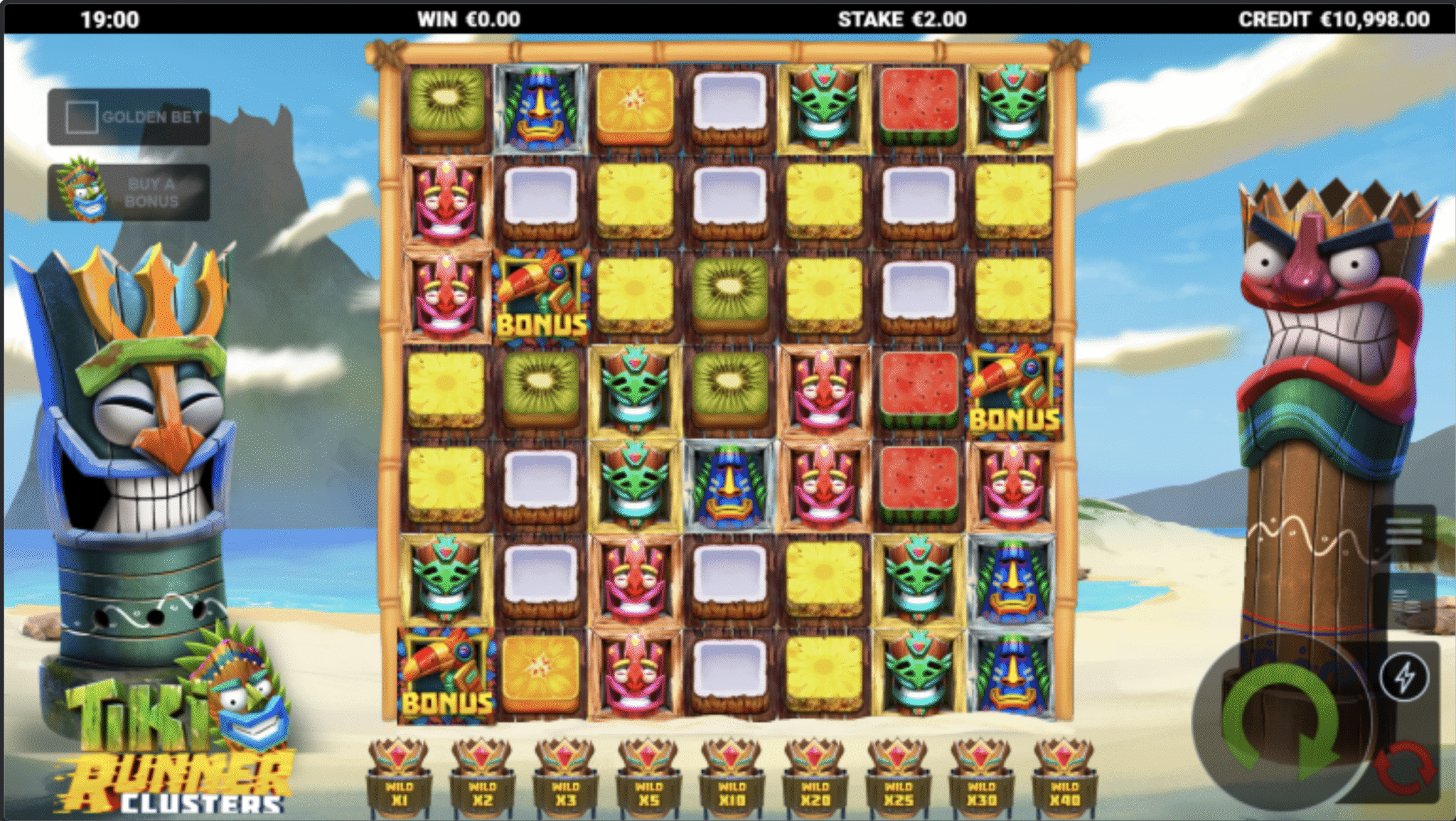 Tiki Runner Clusters